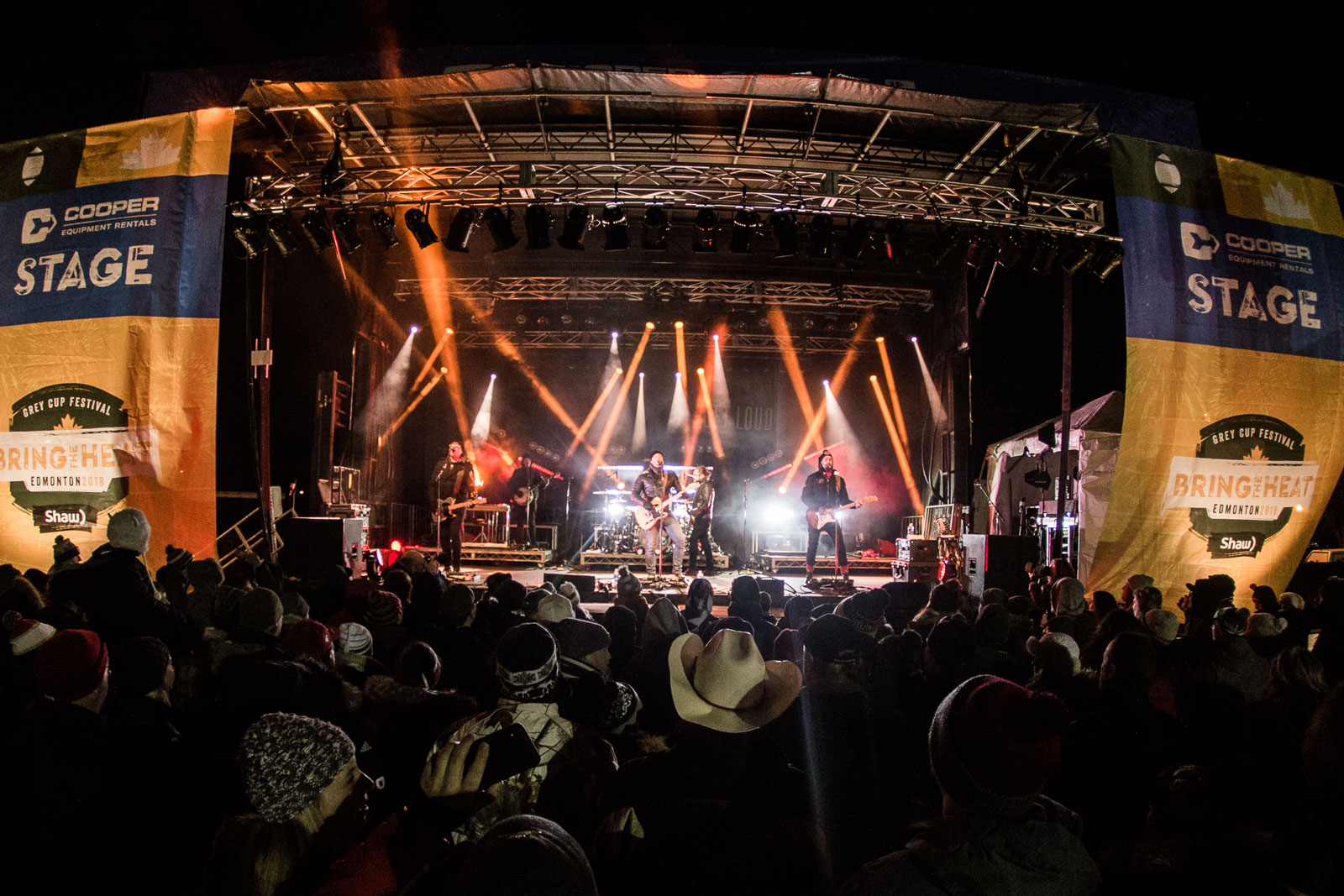 Tim Hicks at the 2018 Grey Cup Festival